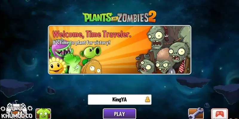 Chào mừng đến với Plants vs Zombies 2