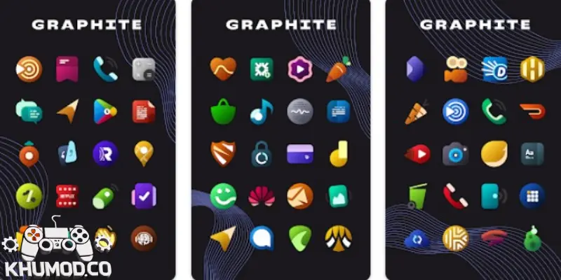 Graphite Icon Pack MOD APK