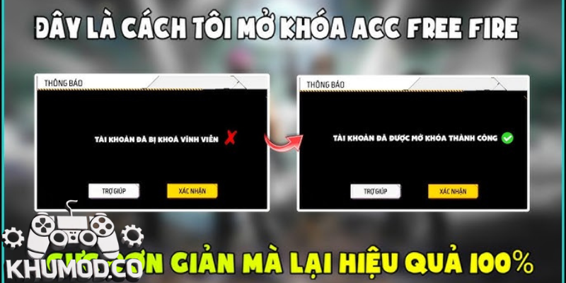 app mở khóa acc ff